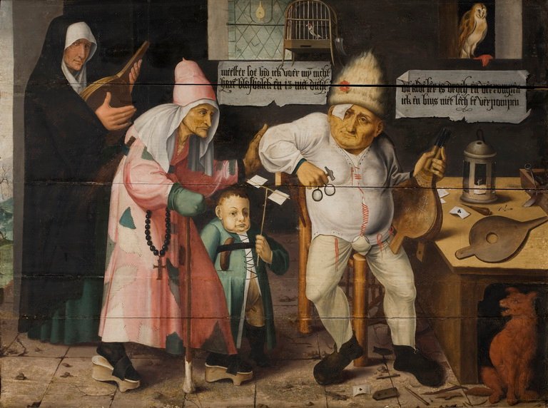 Bælgen reparatør af Hieronymus Bosch