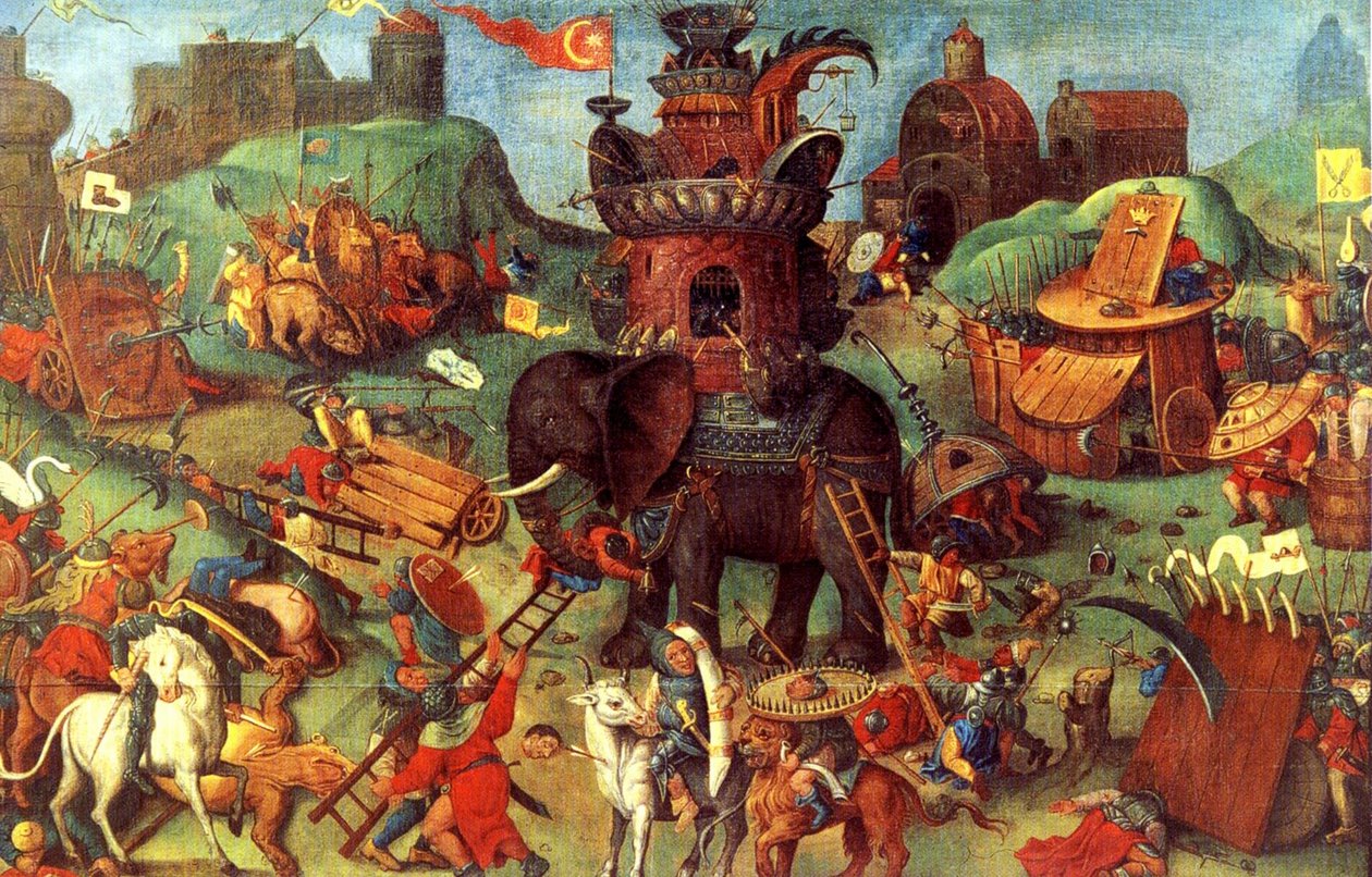 War Elephant af Hieronymus Bosch
