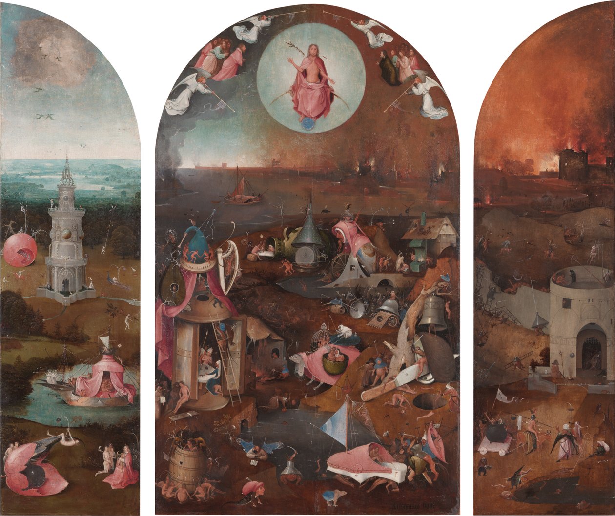 Den sidste dom af Hieronymus Bosch or workshop
