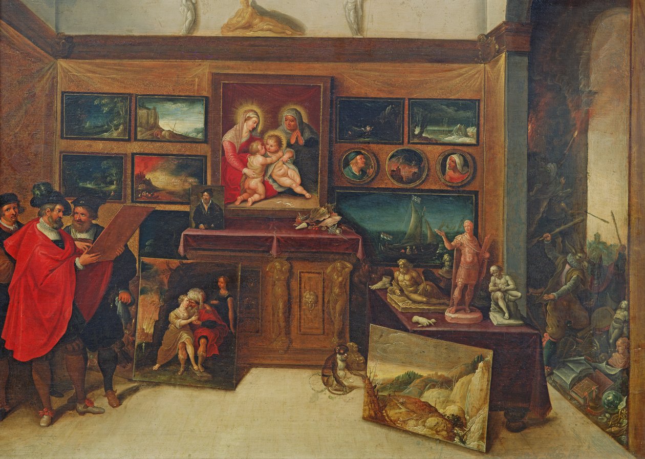 Amatørens udstillingslokale, ca. 1620 af Hieronymus II Francken