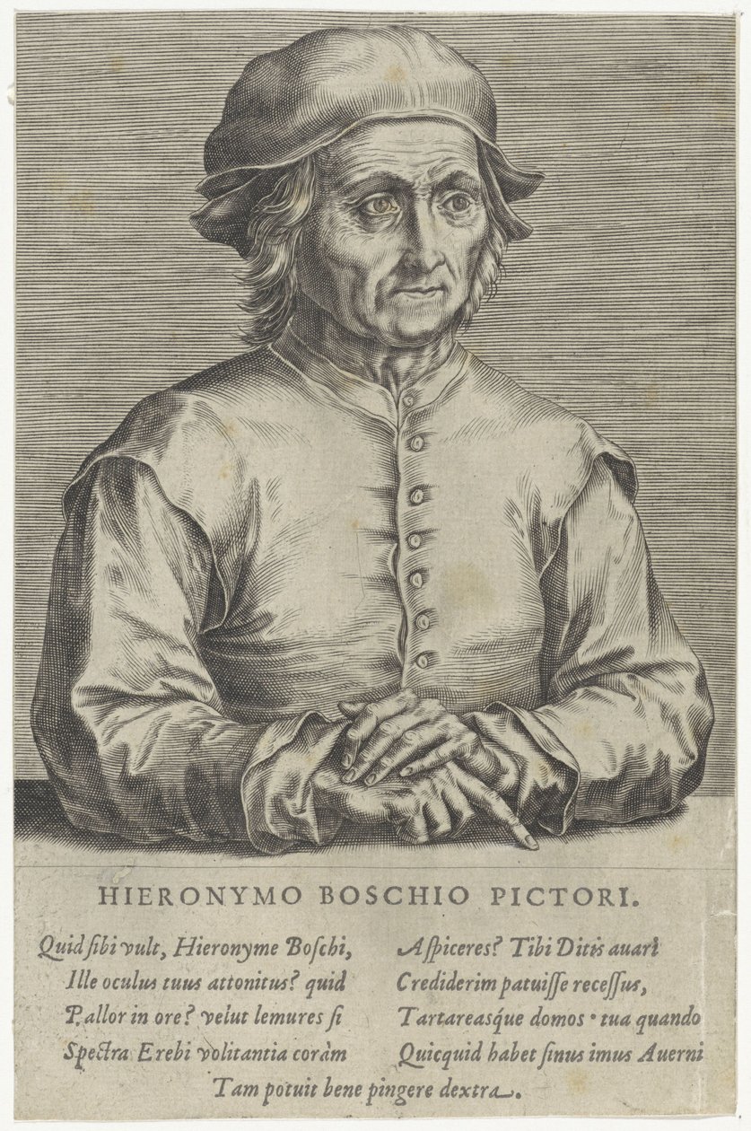 Portræt af Hieronymus Bosch af Hieronymus (after) Bosch