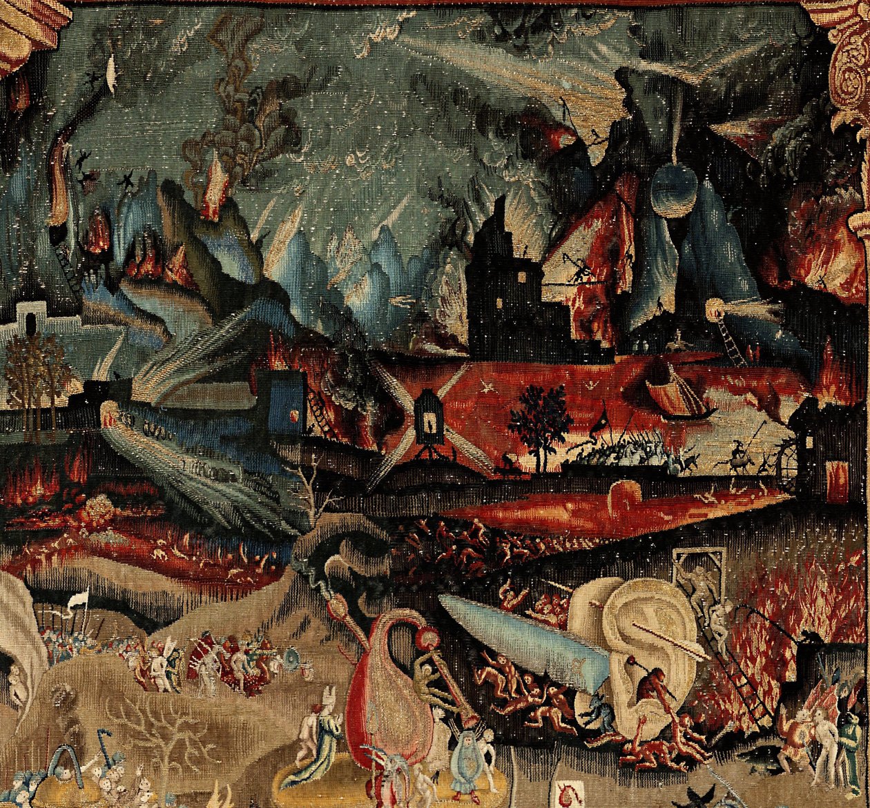 De jordiske glæders have. ca. 1560 (tæppe) af Hieronymus (after) Bosch