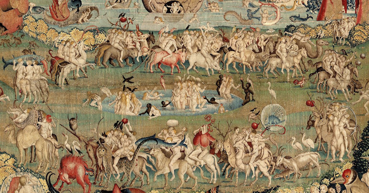 De jordiske glæders have. ca. 1560 (tæppe) af Hieronymus (after) Bosch