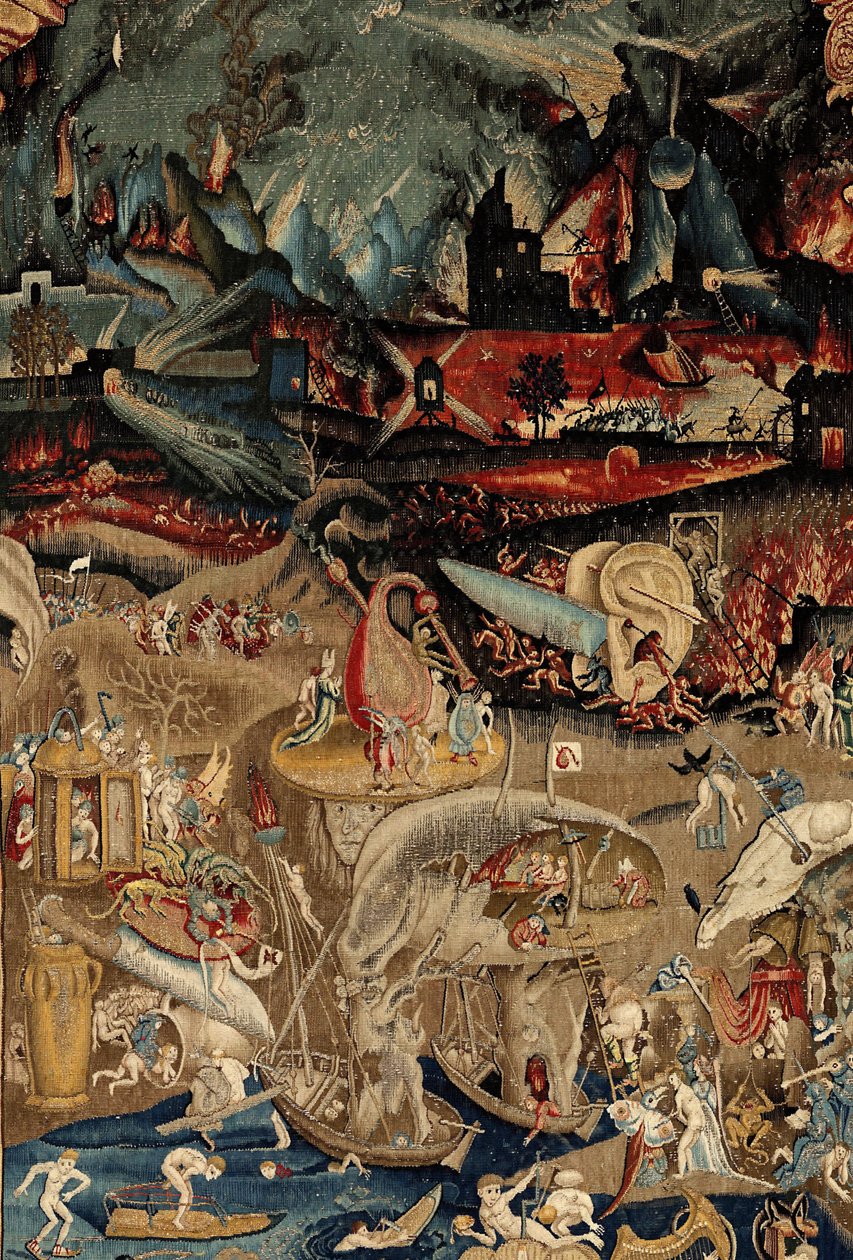 De jordiske glæders have. ca. 1560 (tæppe) af Hieronymus (after) Bosch