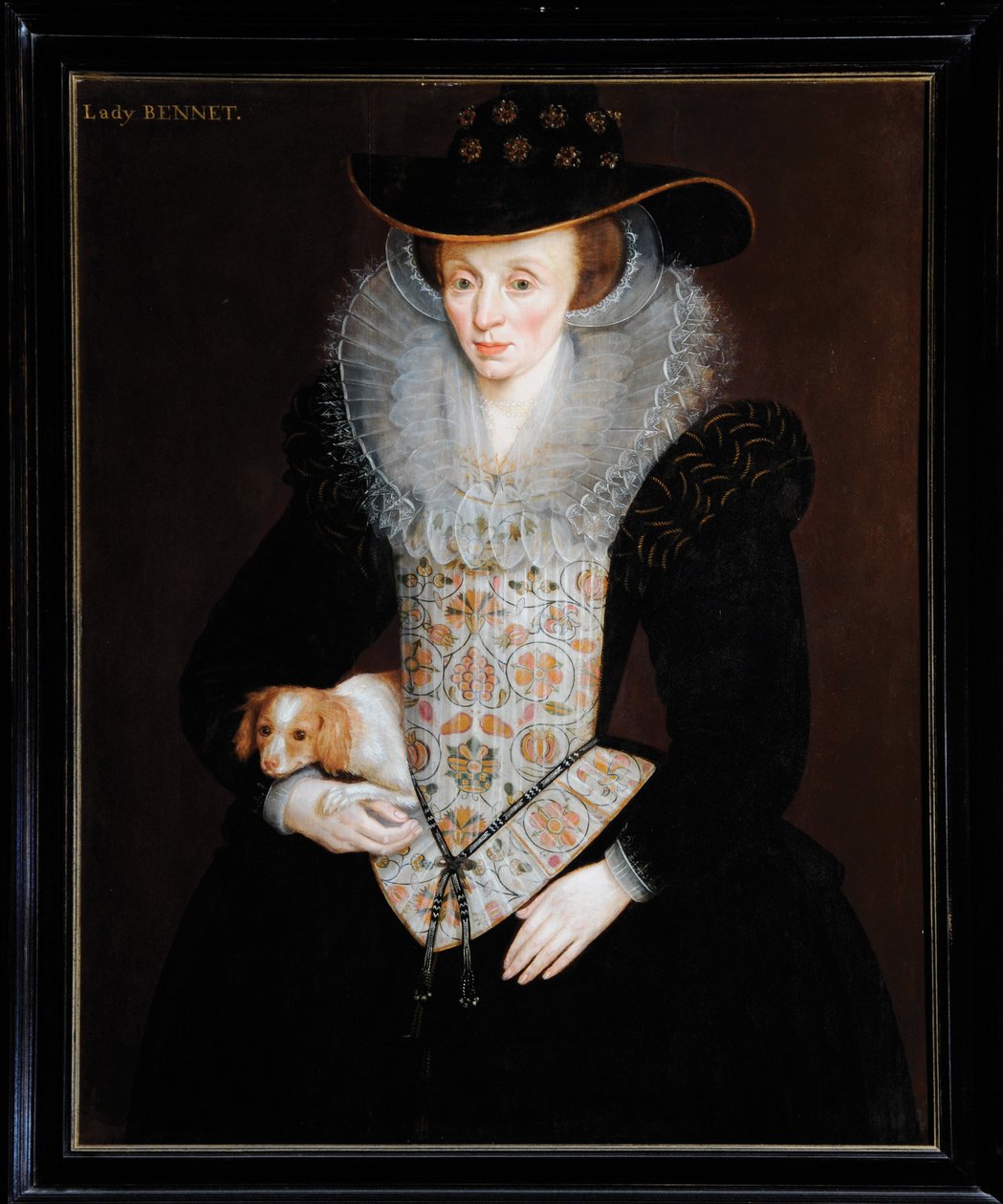 Lady Bennet, ca. 1509 (olie om bord) af Hieronymus (attr. to) Custodis