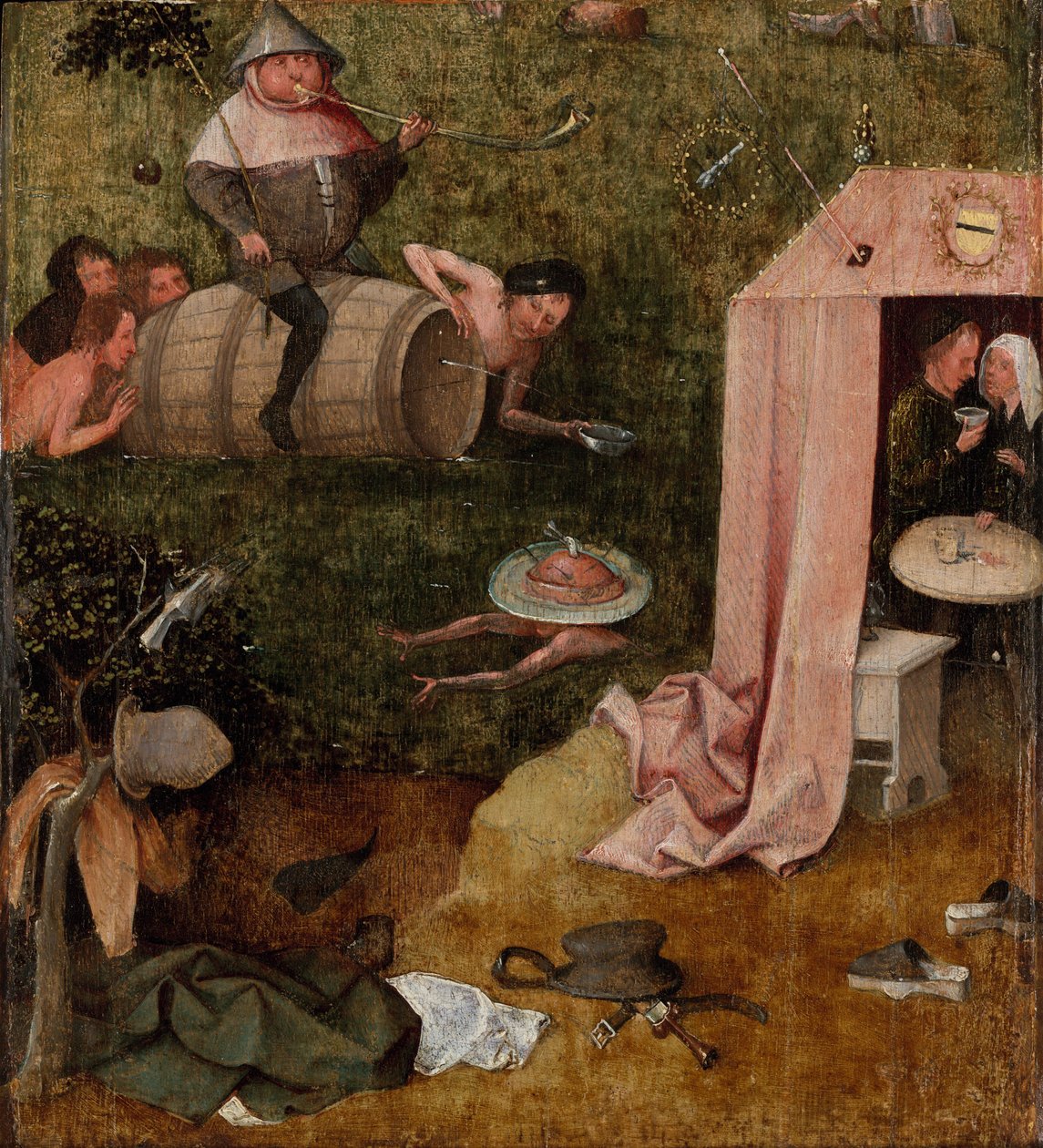 An Allegory of Inmperance, ca. 1495-1500 (olie på panel) af Hieronymus Bosch