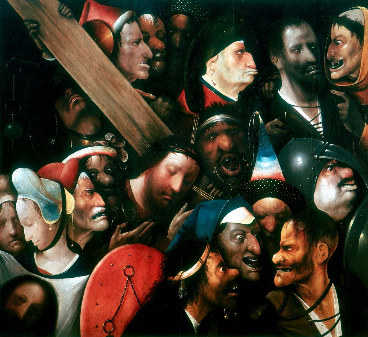 At bære korset, c1480-1516 af Hieronymus Bosch