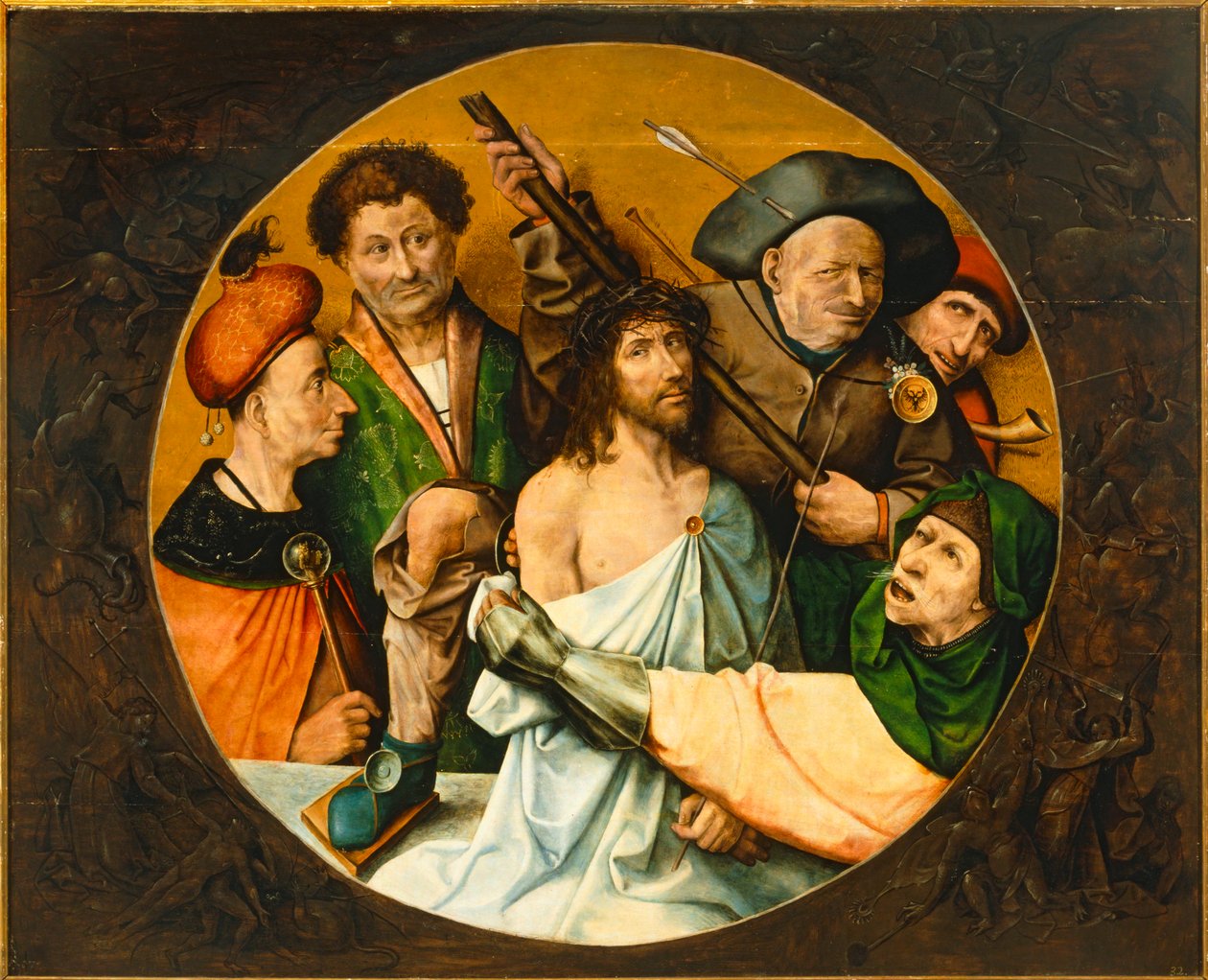 Kroning med torne. 10014743 ... af Hieronymus Bosch