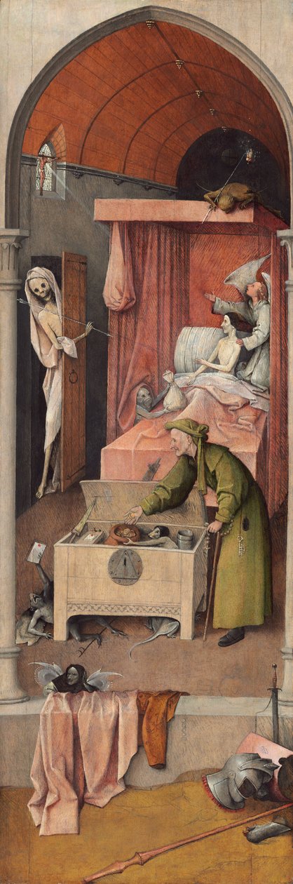 Døden og den elendige af Hieronymus Bosch
