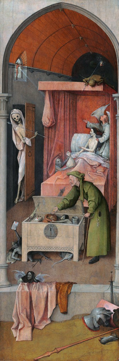Døden og den elendige af Hieronymus Bosch