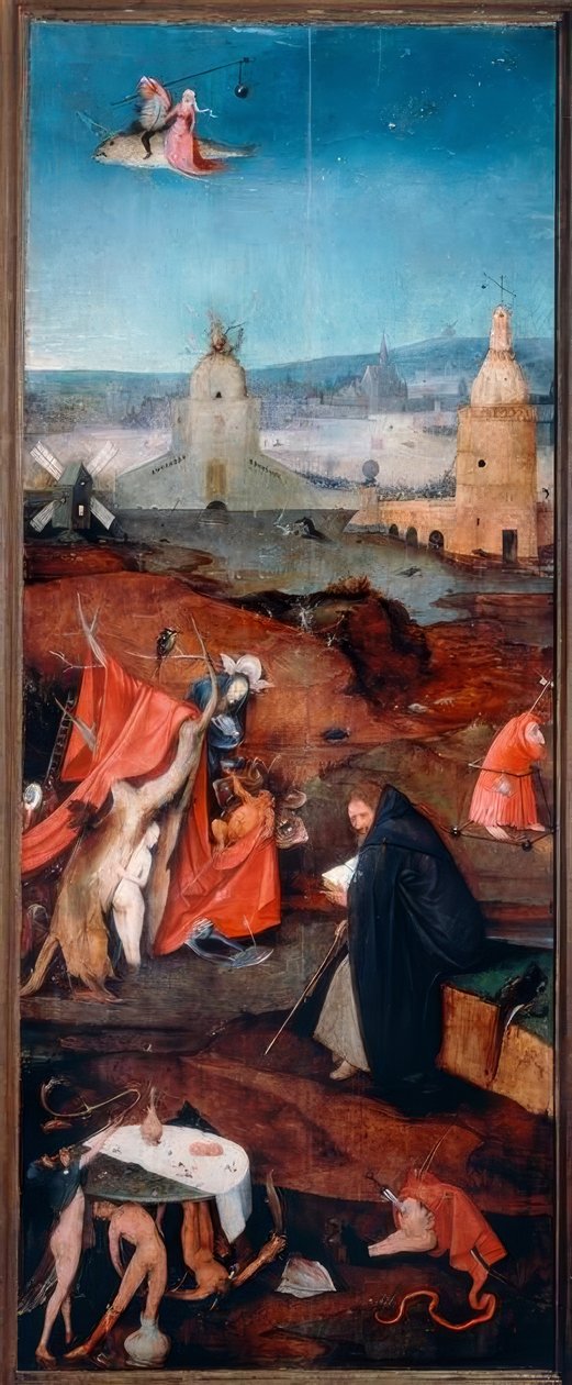 Sankt Antonius i kontemplation af Hieronymus Bosch