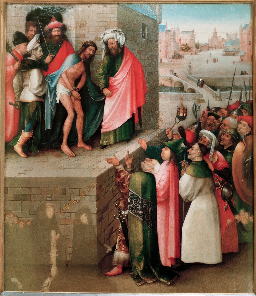 Præsentationen af ​​Kristus for folket af Hieronymus Bosch