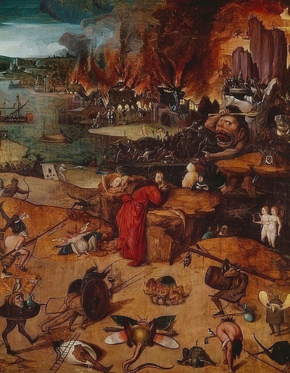 Sankt Anthonys fristelse af Hieronymus Bosch