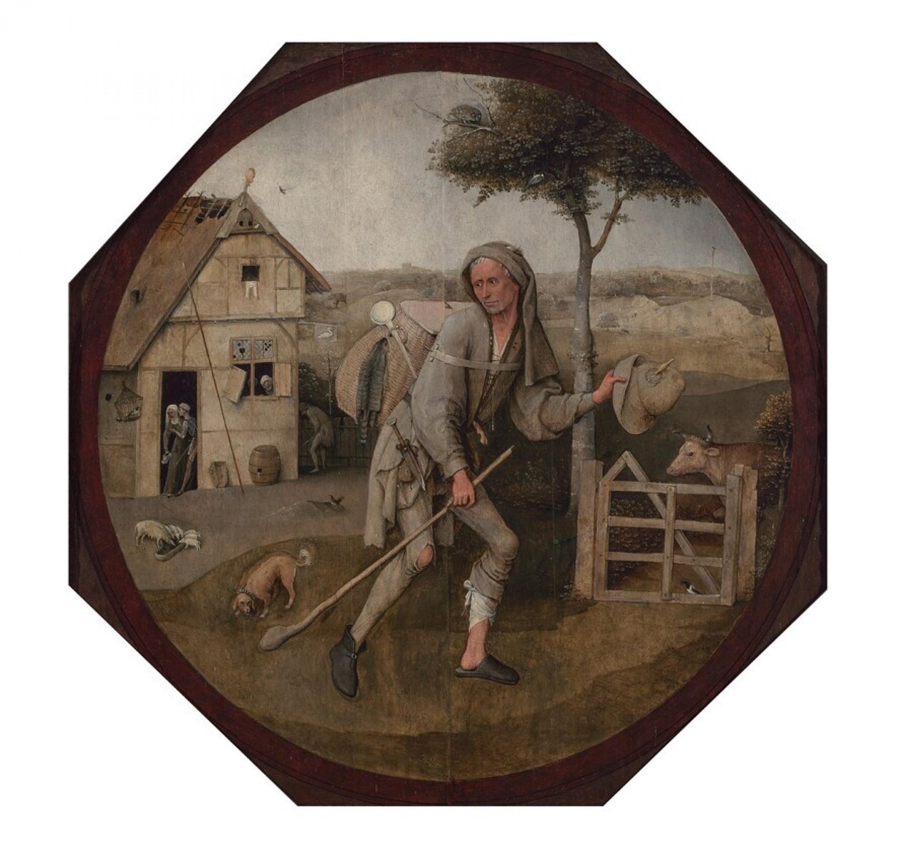 Dutch: De marskramer The Wayfarer af Hieronymus Bosch
