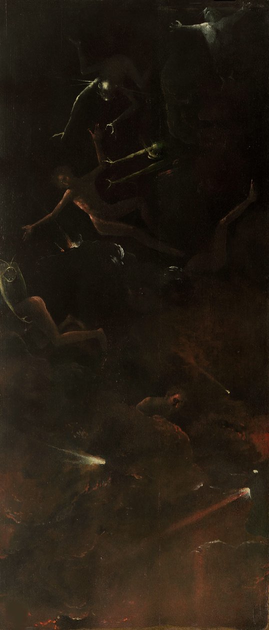 Fire visioner om det hinsidige, ca 1490-1510. af Hieronymus Bosch