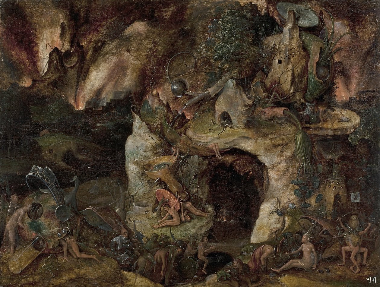 Inferno Landskab af Hieronymus Bosch
