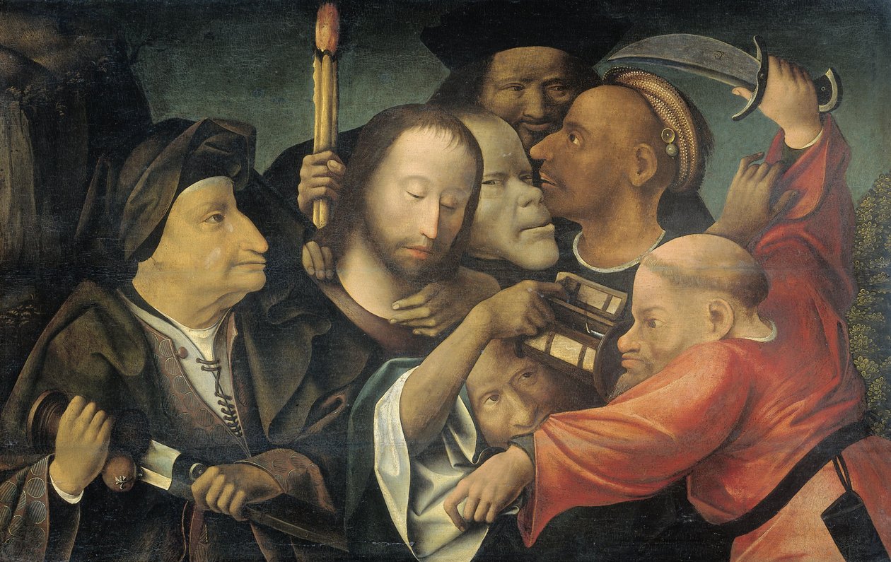 Kristi arrestation, ca. 1530-50 af Hieronymus Bosch