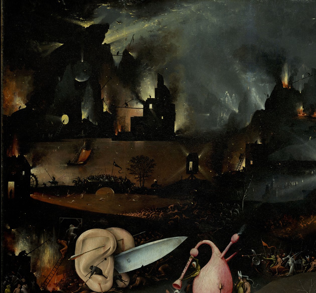 De jordiske glædernes have, 1490-1500 af Hieronymus Bosch