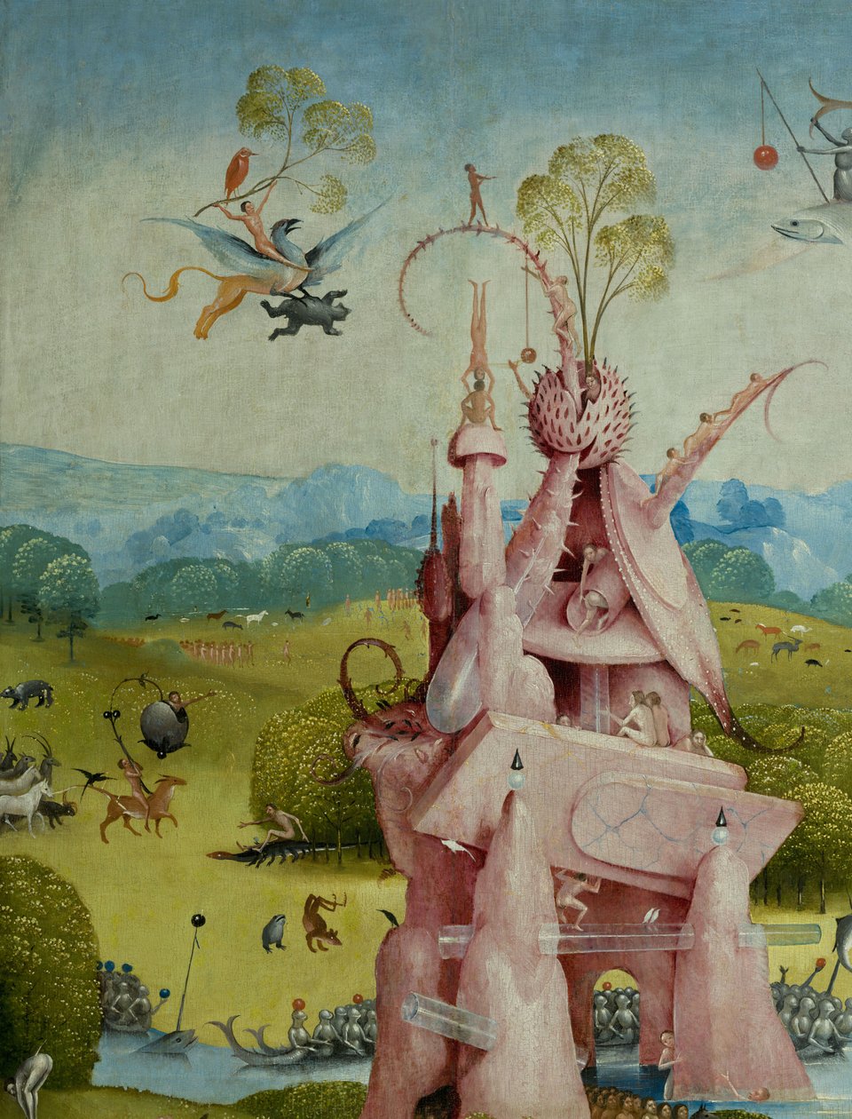 De jordiske glæders have, 1490-1500 af Hieronymus Bosch