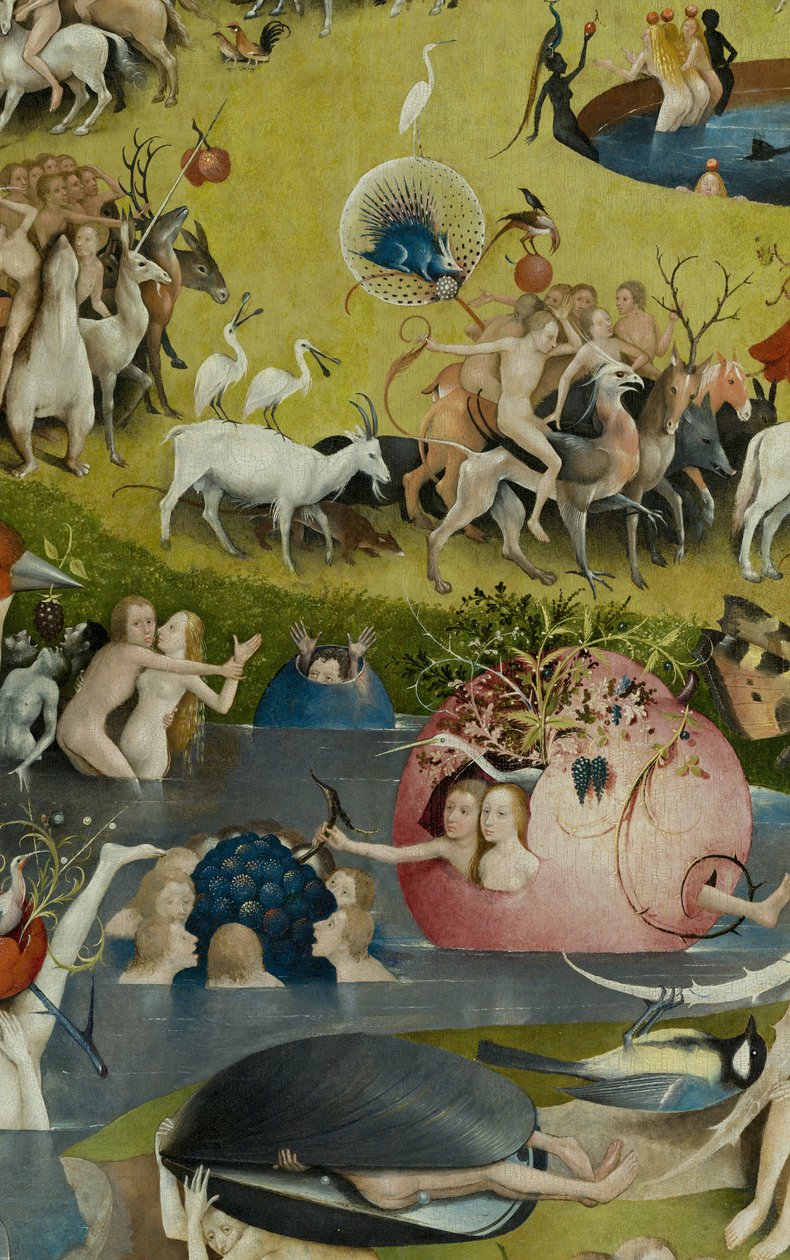 De jordiske glæders have, 1490-1500 af Hieronymus Bosch