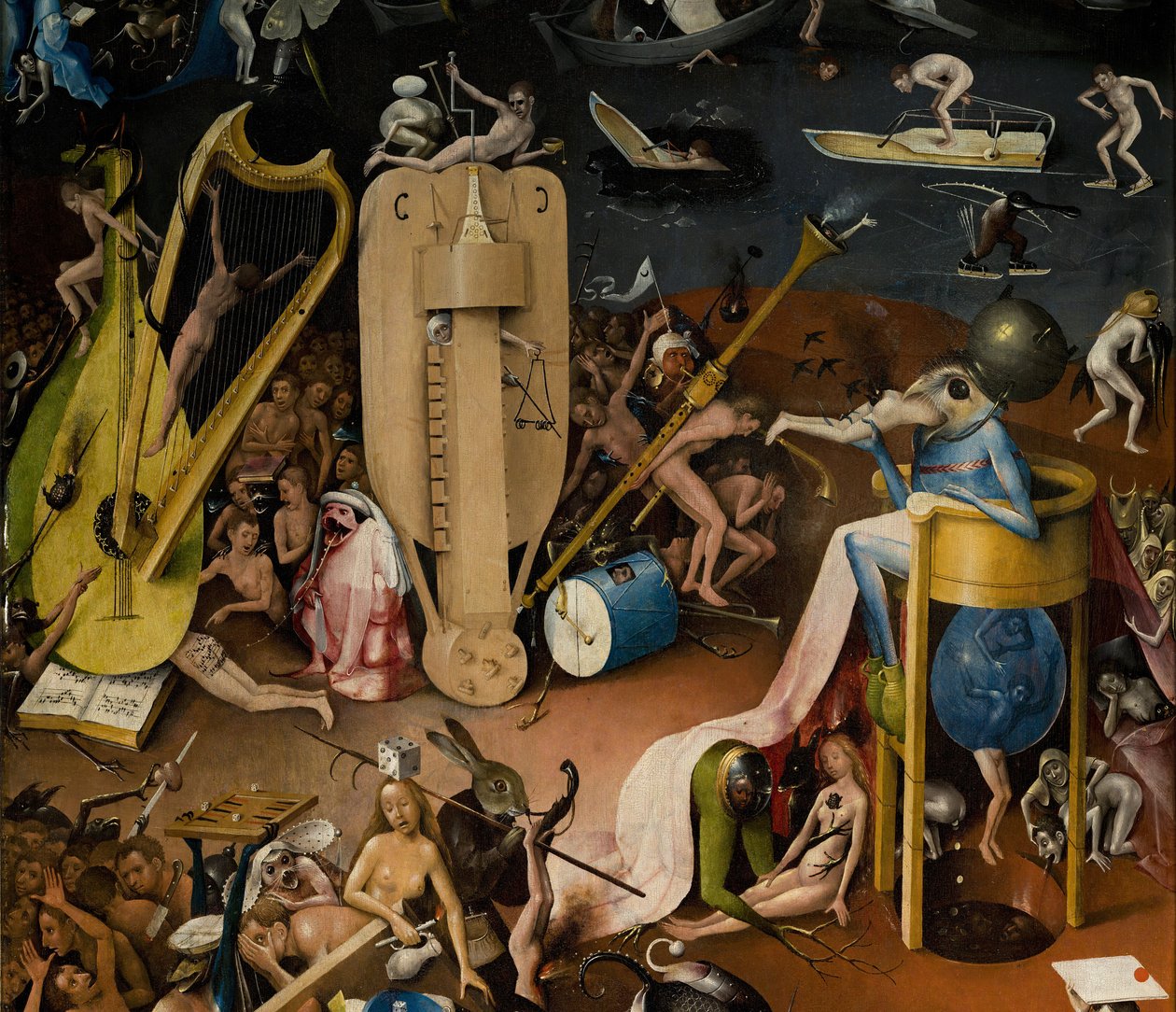 De jordiske glæders have, 1490-1500 af Hieronymus Bosch
