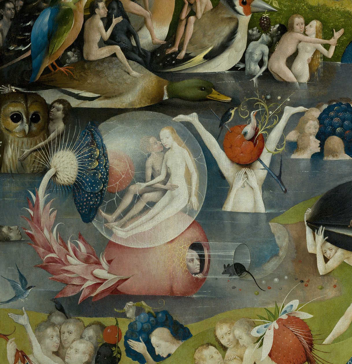 De jordiske glæders have, 1490-1500 af Hieronymus Bosch