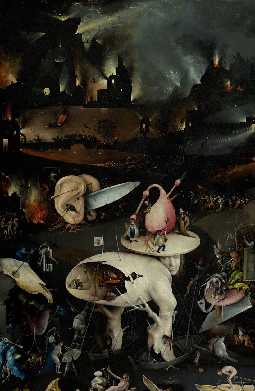 De jordiske glæders have, 1490-1500 af Hieronymus Bosch