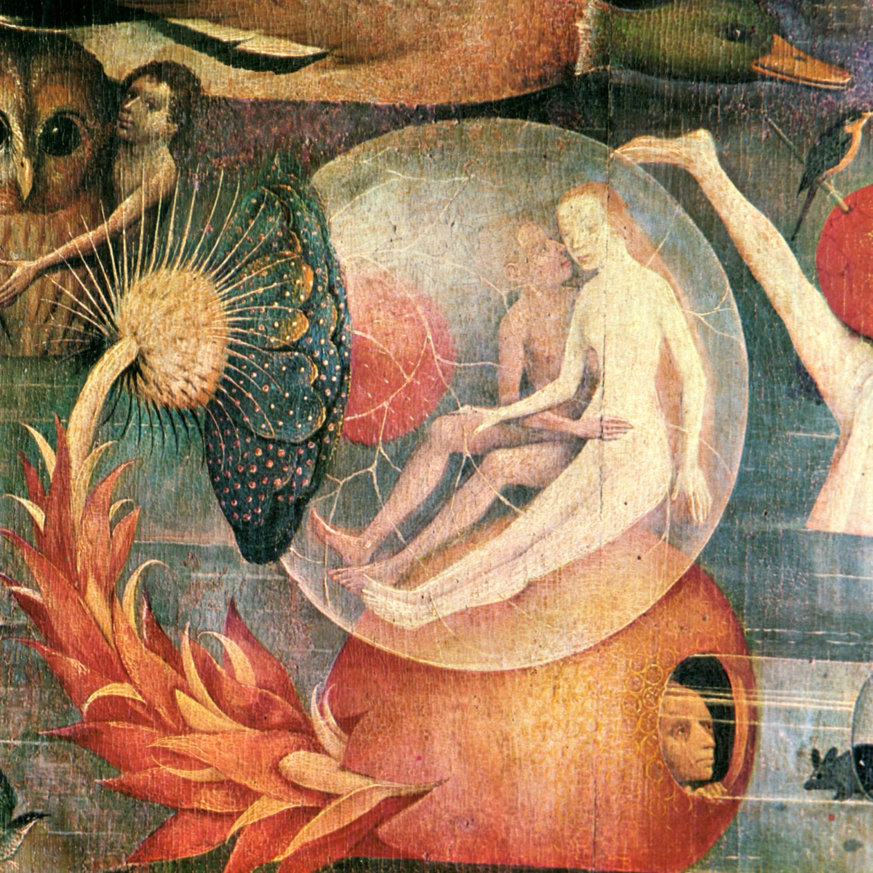 The Garden of Earthly Delights Detalje af midterpanelet, ca. 1500 af Hieronymus Bosch