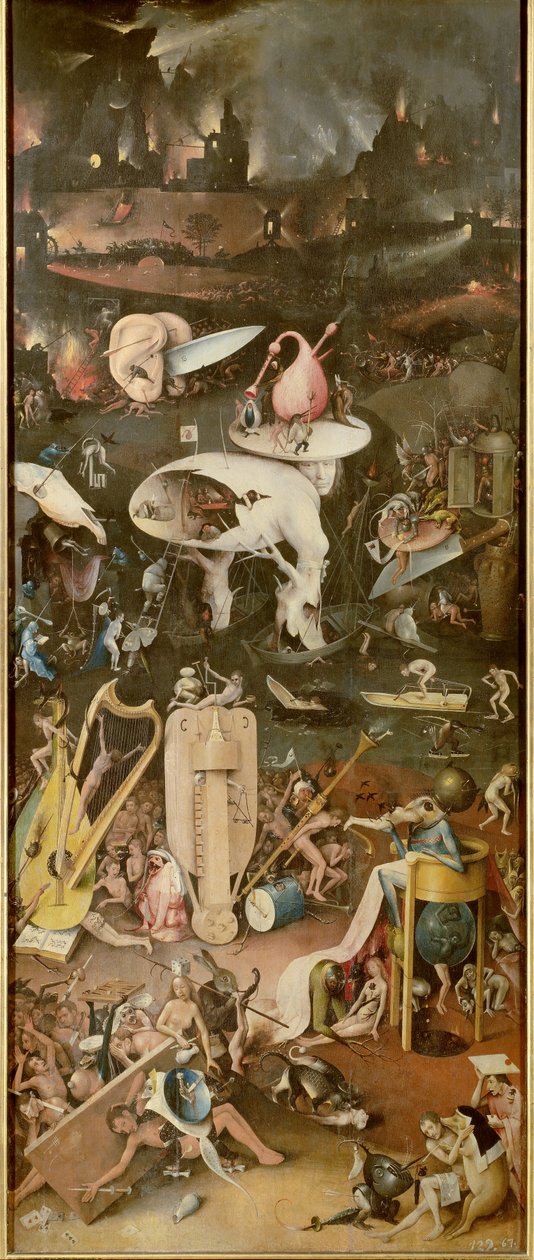 Helvetti (The Garden of Earthly Delights oikea paneeli) af Hieronymus Bosch