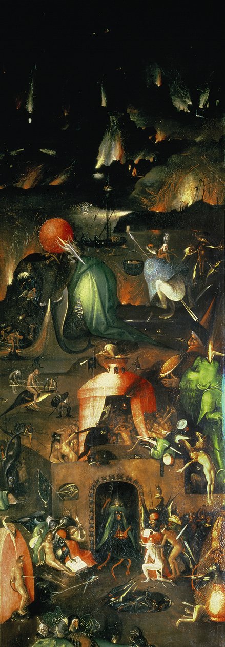Den sidste dom (altertavle): Indre af højre fløj af Hieronymus Bosch