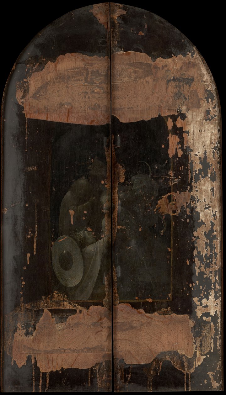 Den sidste dom (udvendigt), ca. 1486 af Hieronymus Bosch