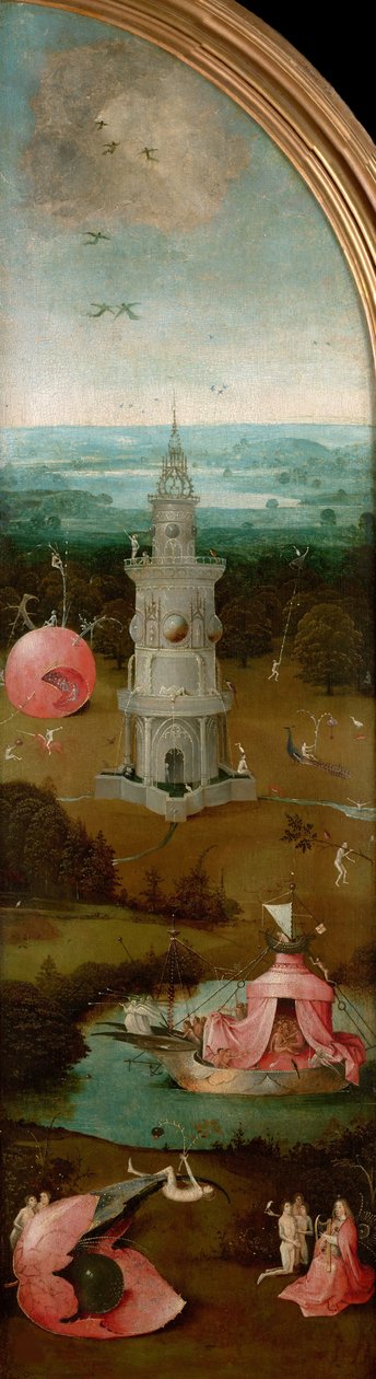 The Last Judgment Triptych, venstre panel, ca 1490-1510. af Hieronymus Bosch