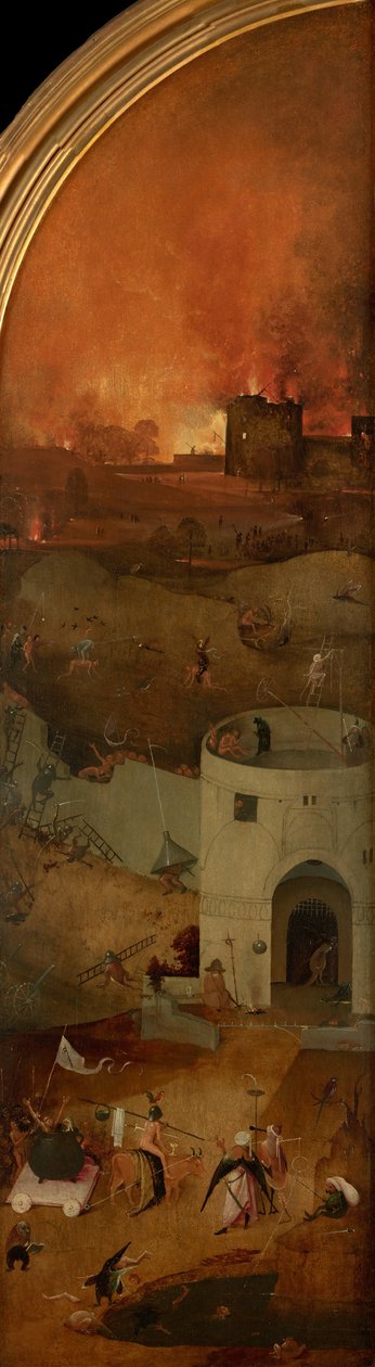 The Last Judgment Triptych, højre panel, ca 1490-1510. af Hieronymus Bosch