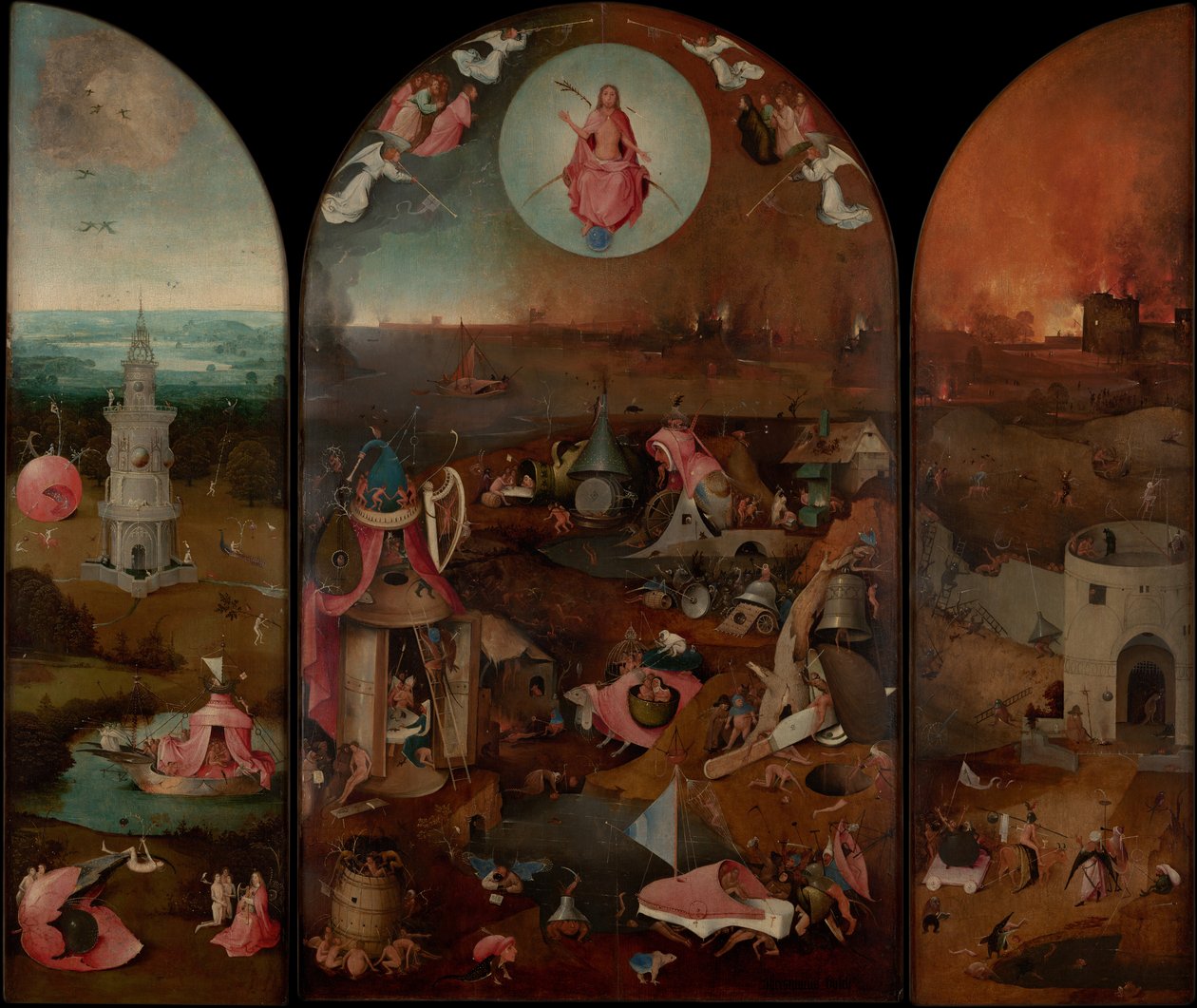 Den sidste dom, ca. 1486 af Hieronymus Bosch