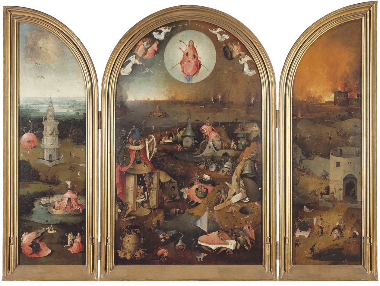 Den sidste dom, ca 1490-1510 af Hieronymus Bosch