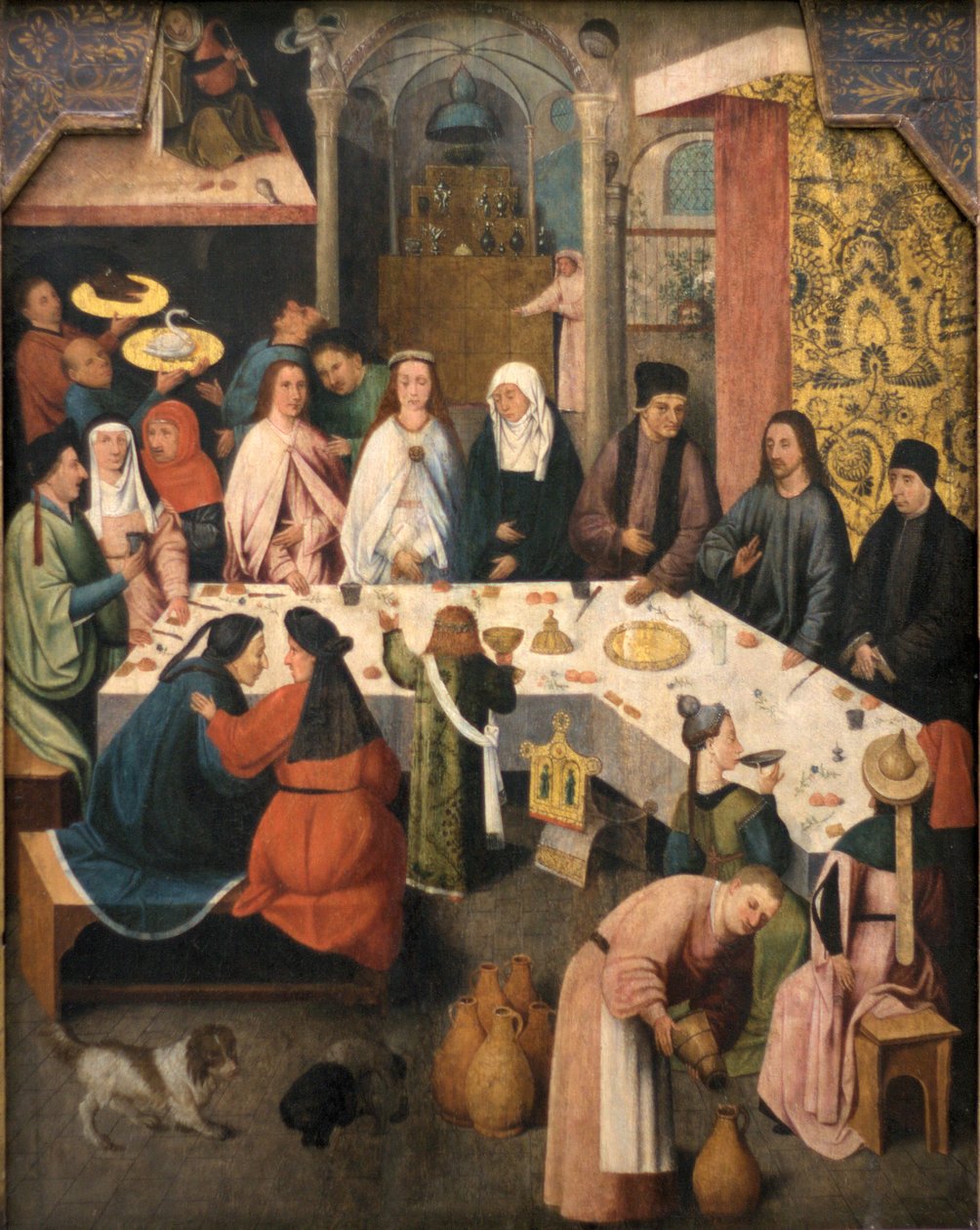 Bryllupsfesten i Kana, ca 1550-1565 af Hieronymus Bosch