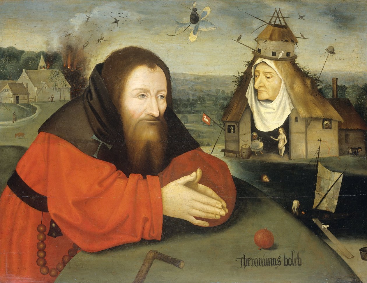 Sankt Anthonys fristelse, ca. 1550-1600 af Hieronymus Bosch