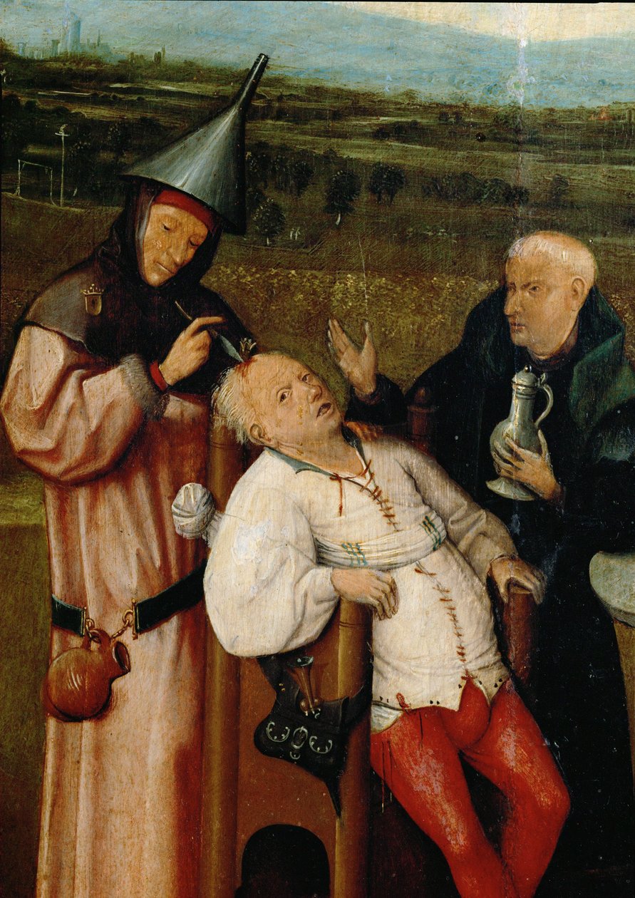 Kuren mod dårskab ... af Hieronymus Bosch
