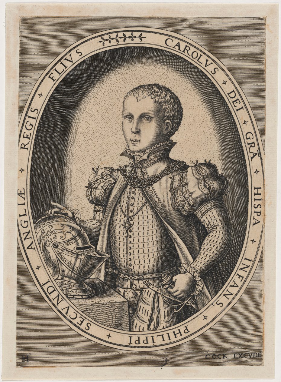 Don Carlos, prins af Asturien af Hieronymus Cock