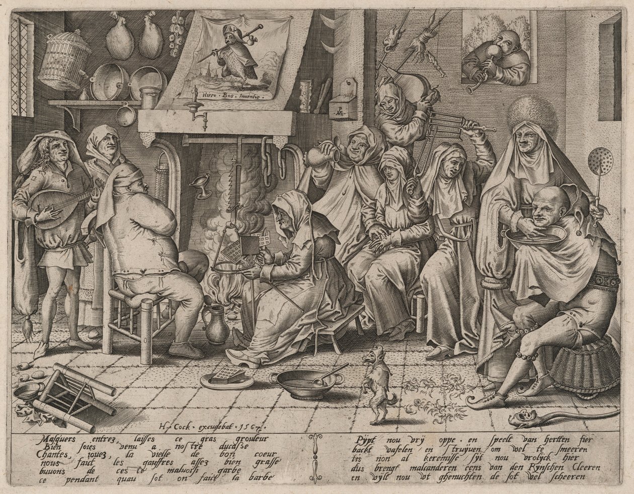 Fastelavnsdag af Hieronymus Cock