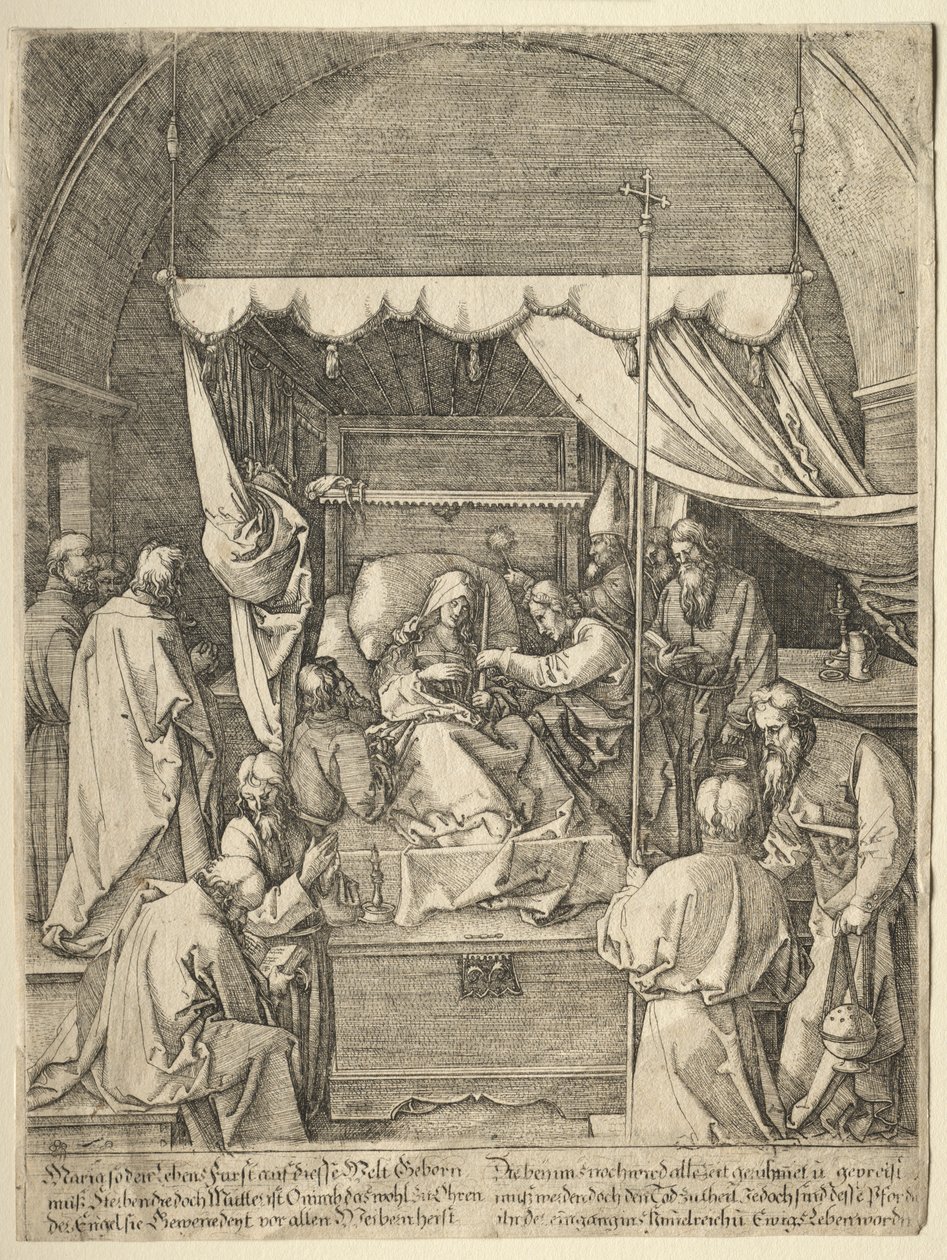 Jomfruens død af Hieronymus Hopfer