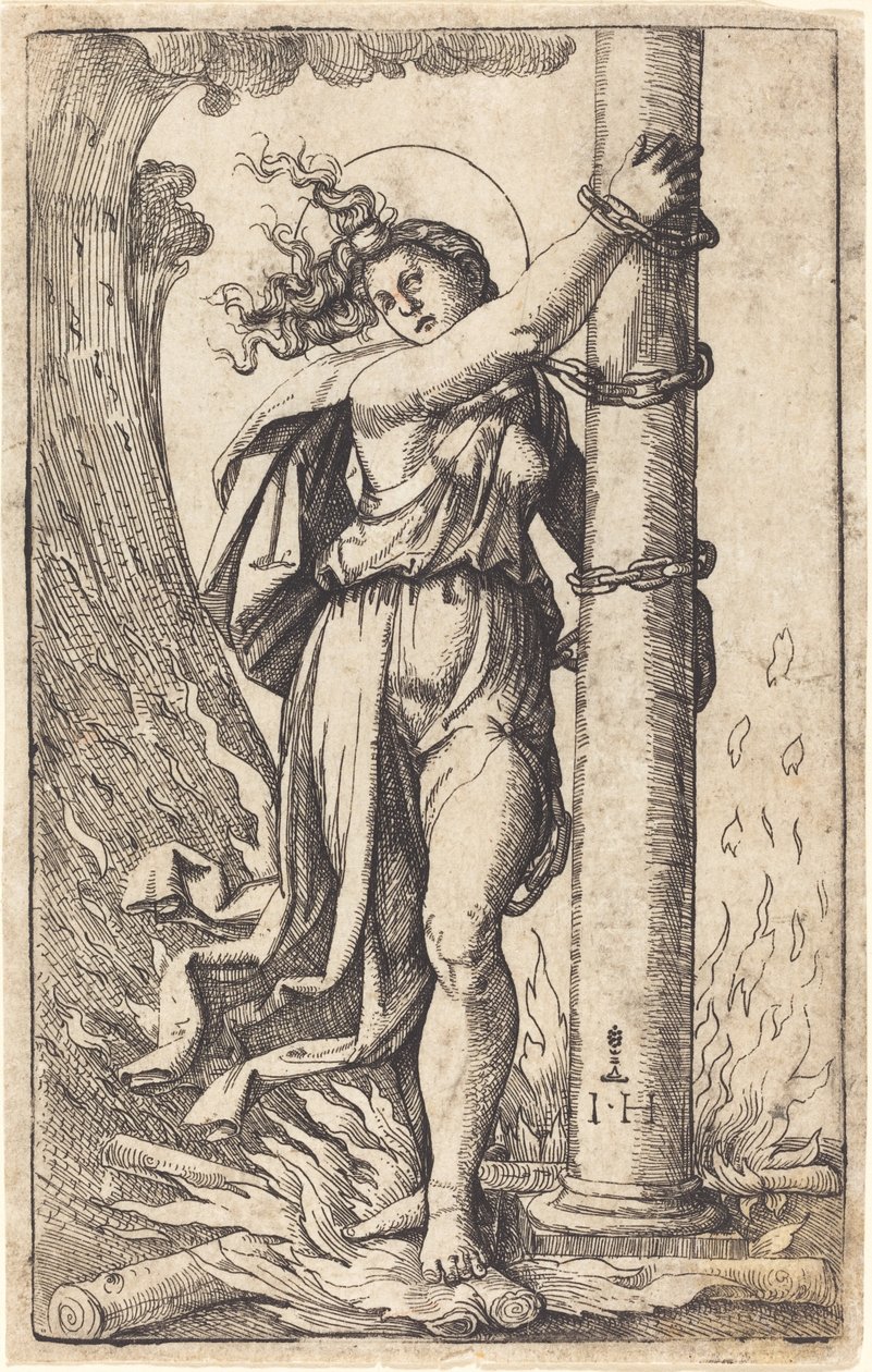Modstand af Hieronymus Hopfer after Marcantonio Raimondi