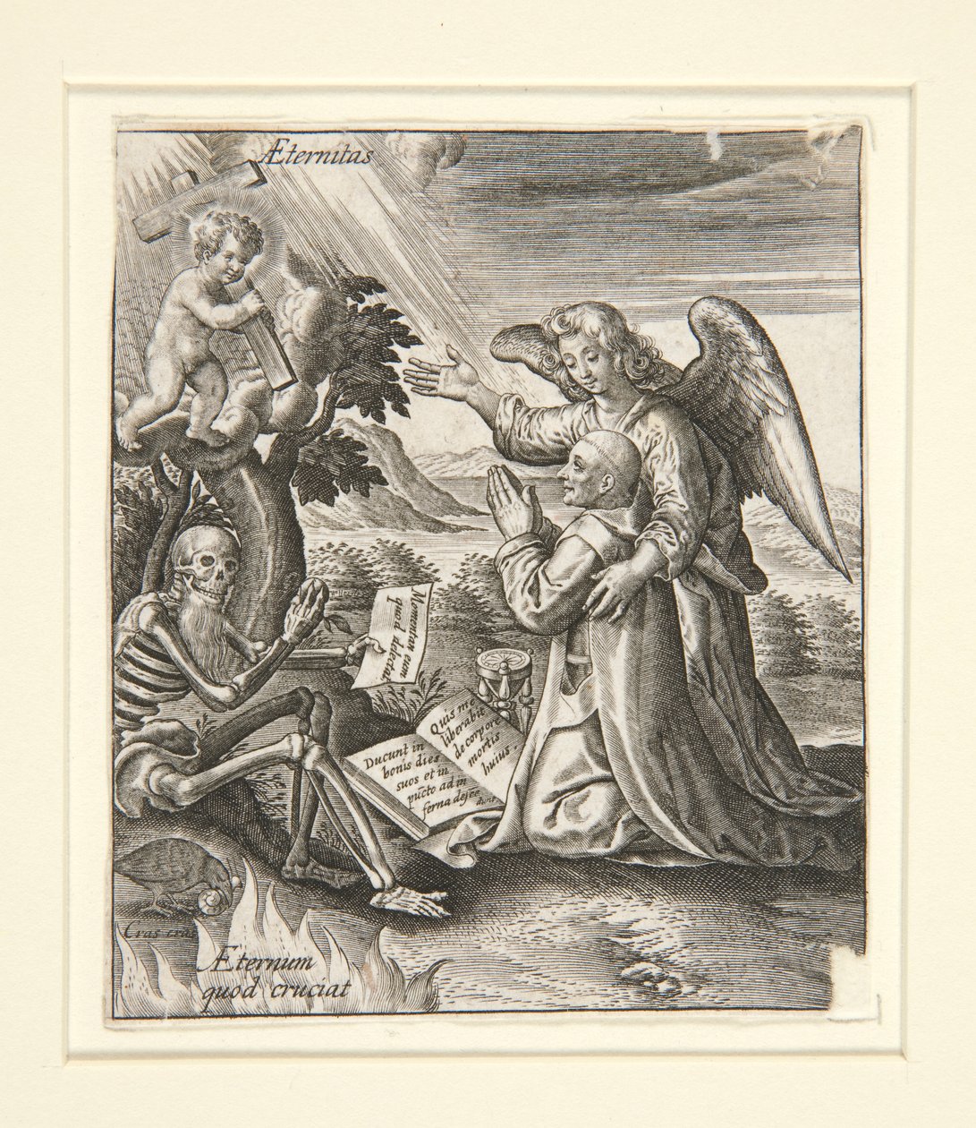 Skytsengel af Hieronymus Wierix