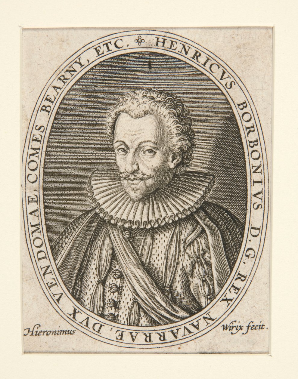 Kong Henrik IV af Hieronymus Wierix