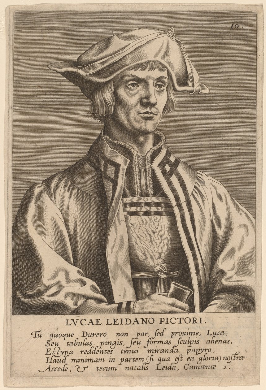 Lucas van Leyden af Hieronymus Wierix