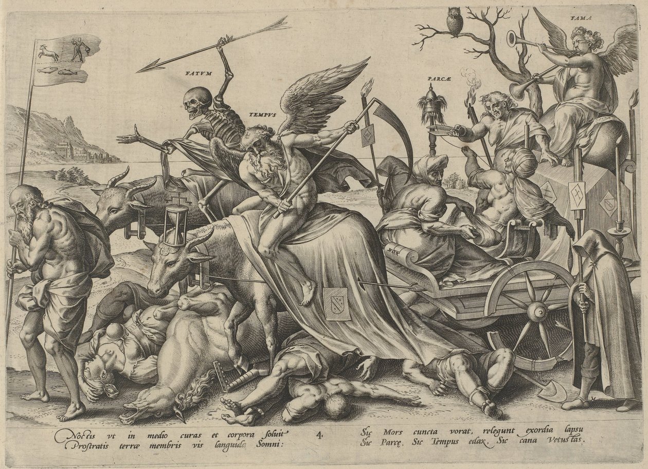alderdom The Four Ages of Man and Death (serietitel) af Hieronymus Wierix