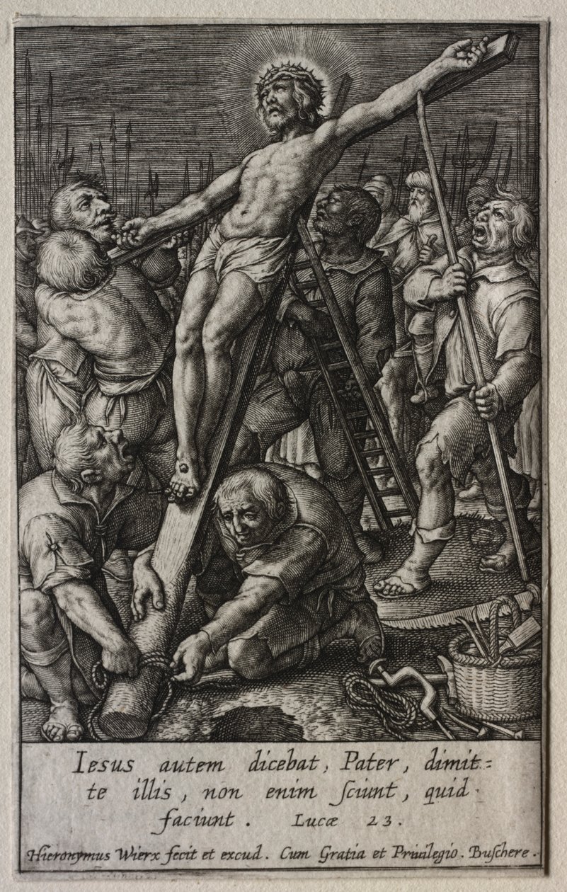 The Passion: The Rising of the Cross af Hieronymus Wierix