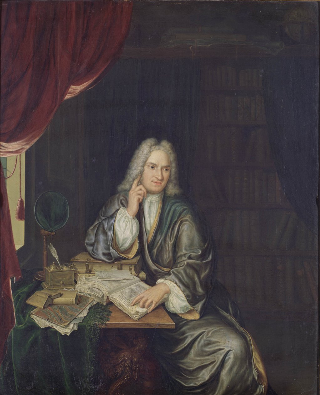 Portræt af Hendrik Snakenburg i en alder af 40 år af Hieronymus van der Mij