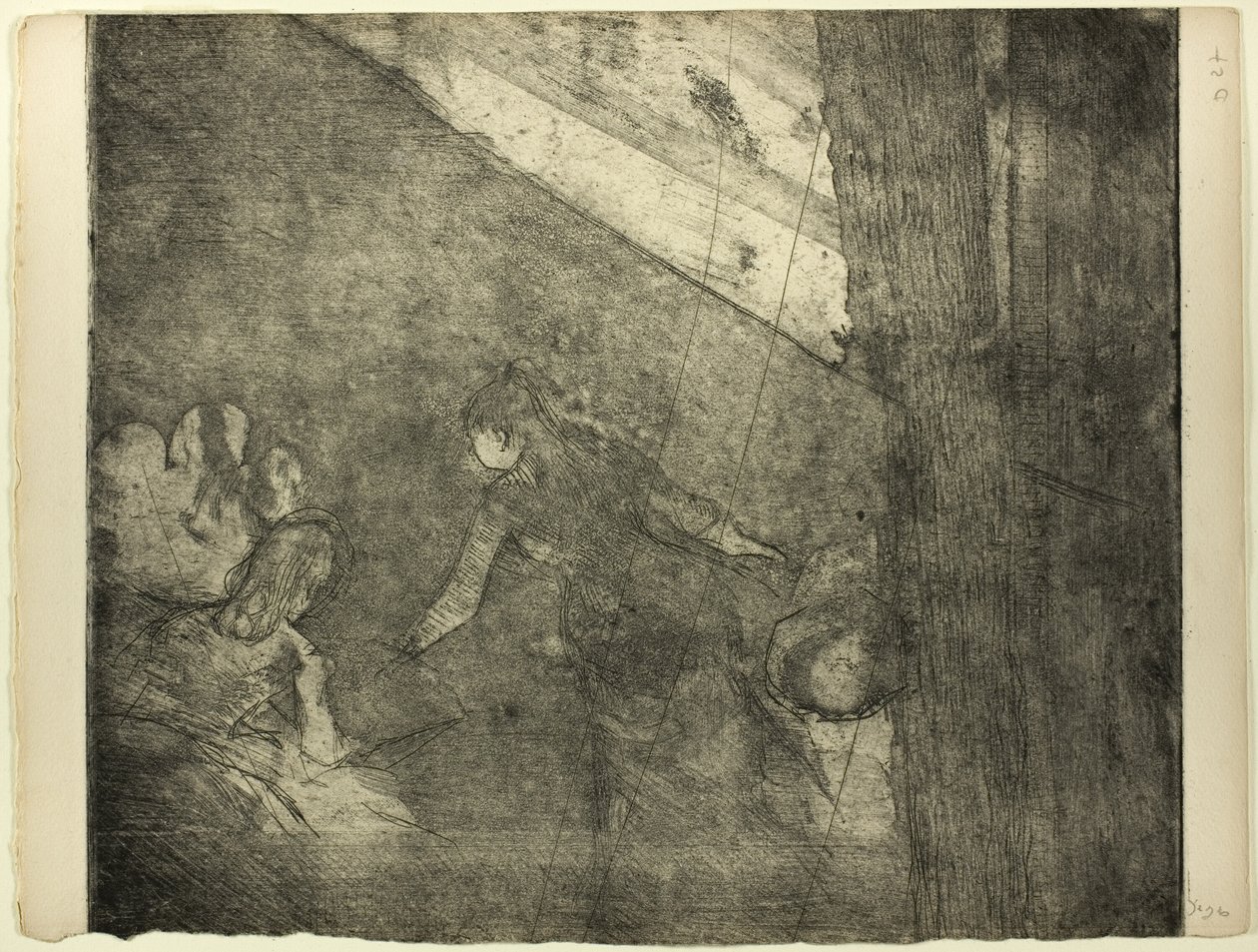 På Café des Ambassadeurs af Hilaire Germain Edgar Degas