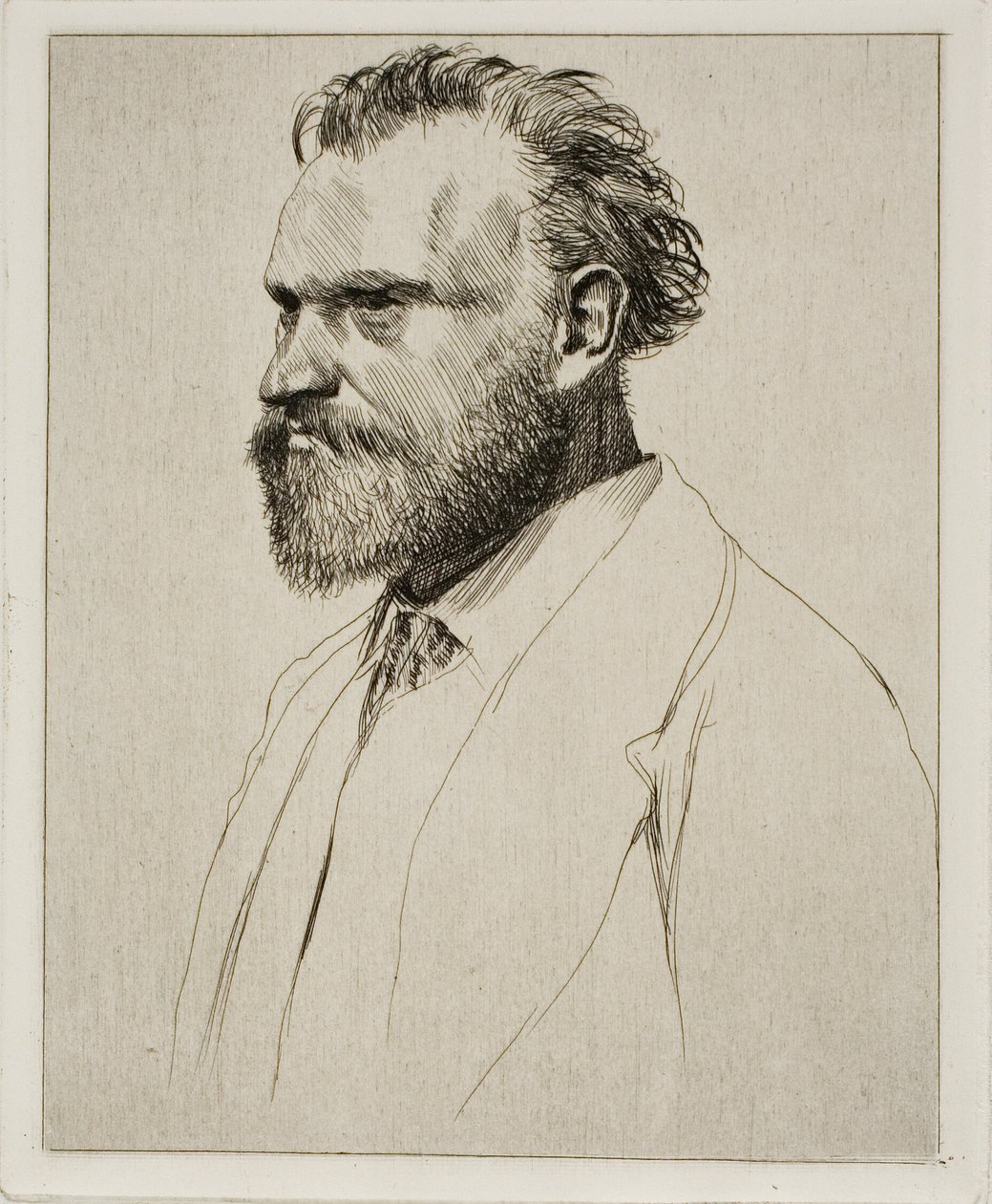 Edouard Manet, portræt i brysthøjde af Hilaire Germain Edgar Degas